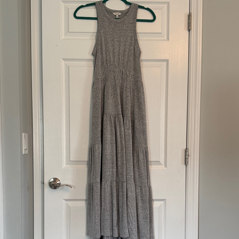 Lucky Brand Heather Gray Maxi Dress